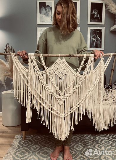 Настенное панно макраме