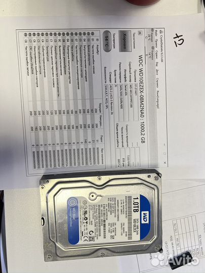 Жесткий диск Western Digital 1 тб (WD10ezex)