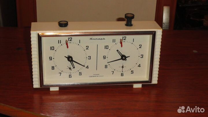 Часы шахматные Янтарь СССР