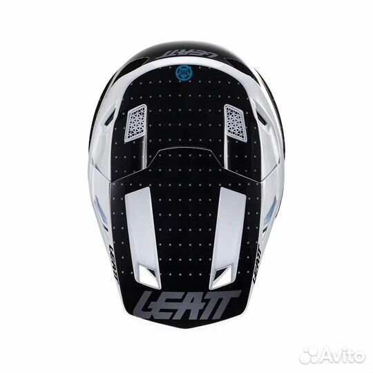 Мотошлем Leatt Moto 8.5 Helmet Black/White V24