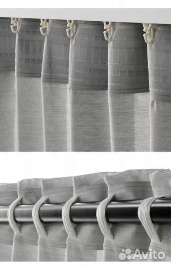 Шторы IKEA hilja