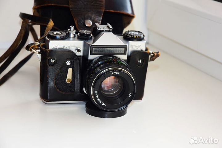 Зенит ем Экспортный пленочный фотоаппарат СССР