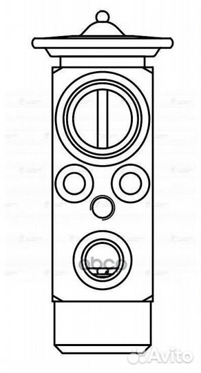 Клапан расш. кондиционера (трв) для ам Opel Ast