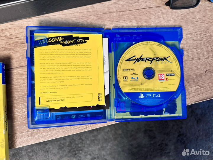 Диск Cyberpunk 2077 ps4