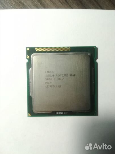 Процессор Intel Pentium G860