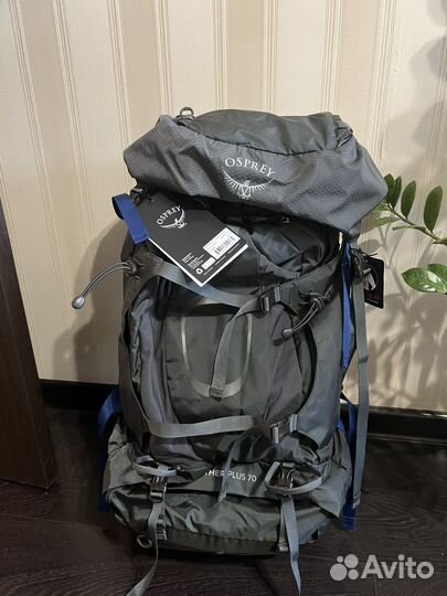 Рюкзак Osprey Aether Plus 70 Eclipse Grey