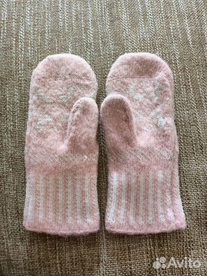 Варежки шерстяные