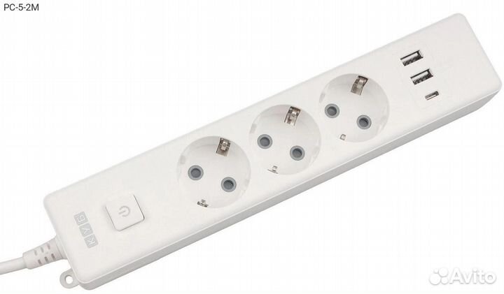 PC-5-2M, Сетевой удлинитель Powercube PC-5-2M 1.9 м