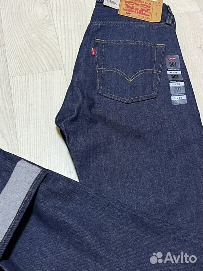 Джинсы W30-34 «Levi's» 501 Original Srink-To-Fit