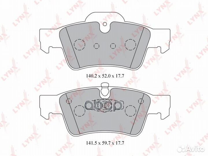 Колодки торм. диск. задн. mersedes-benz ML280D
