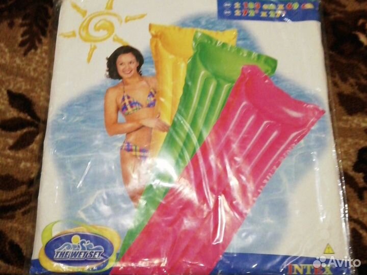 Матрац и насос для лодки