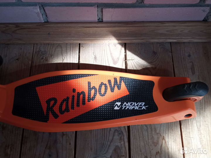 Самокат novatrack rainbow складной