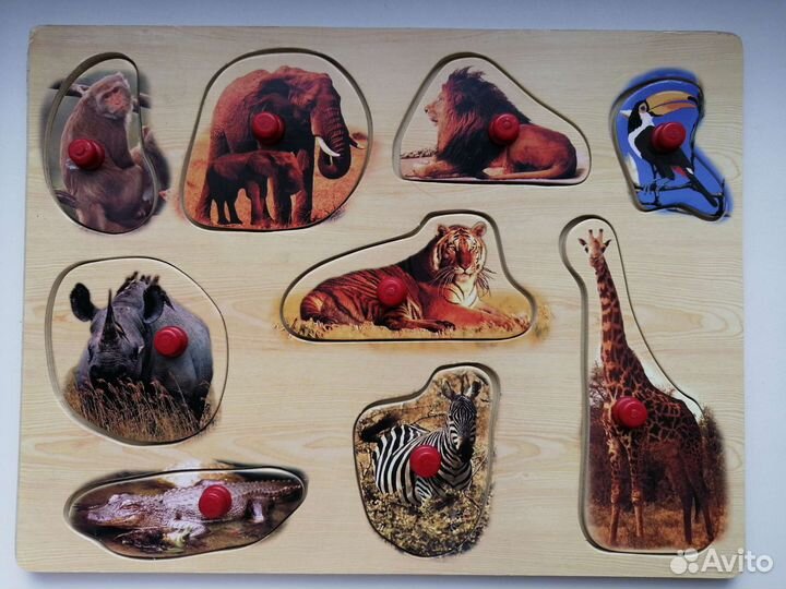 Развивающие деревянные игрушки, вкладыши