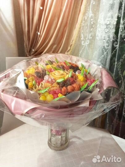 Съедобные букеты из сухофруктов