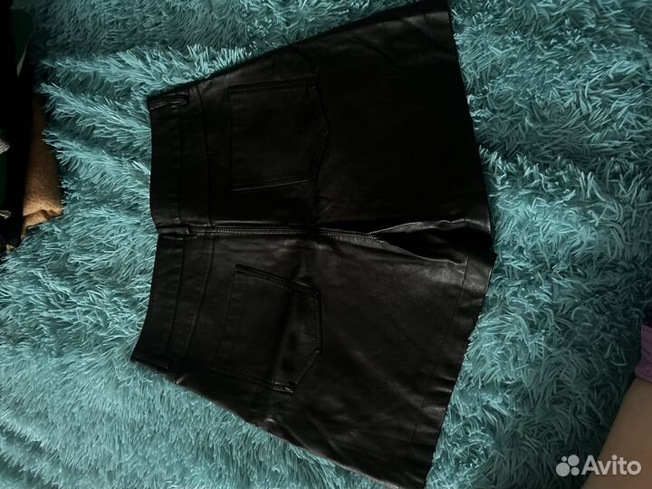 Шорты экокожа женские новые