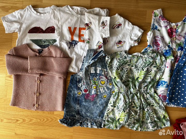 Вещи пакетом на девочку 92 98