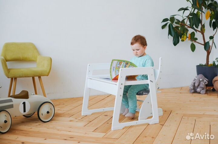 Растущий стол + стул комплект детский