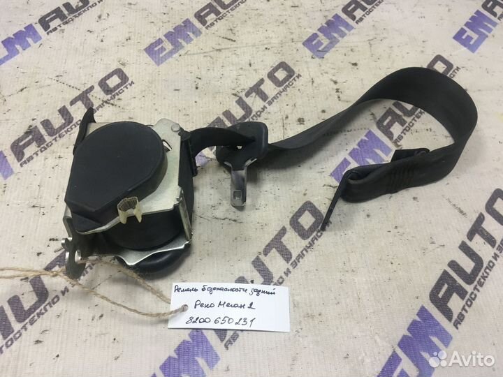 Ремень безопасности задний Рено Меган 2