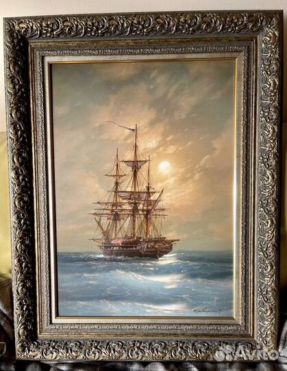 Картина «В море» худ. Антон Сухоруков