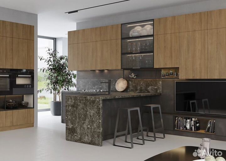 Кухня под потолок по индивидуальным размерам