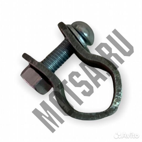 Клеммы аккумулятора стальные с болтом