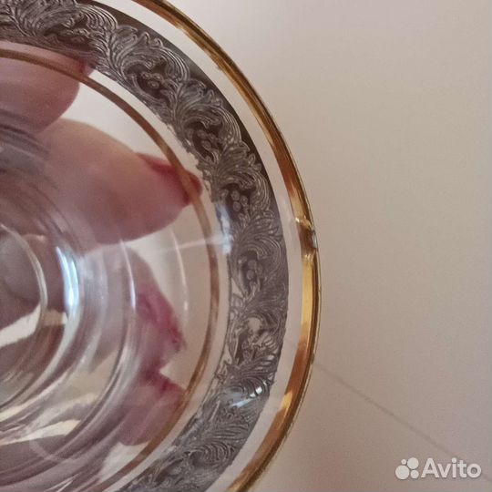 Стопка рюмка для водки хрусталь Bohemia Чехия 6 шт