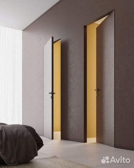 Скрытая дверь под покраску и отделку