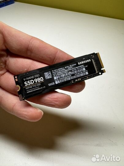 Жесткий диск samsung ssd 980 m.2 500Gb NVMe