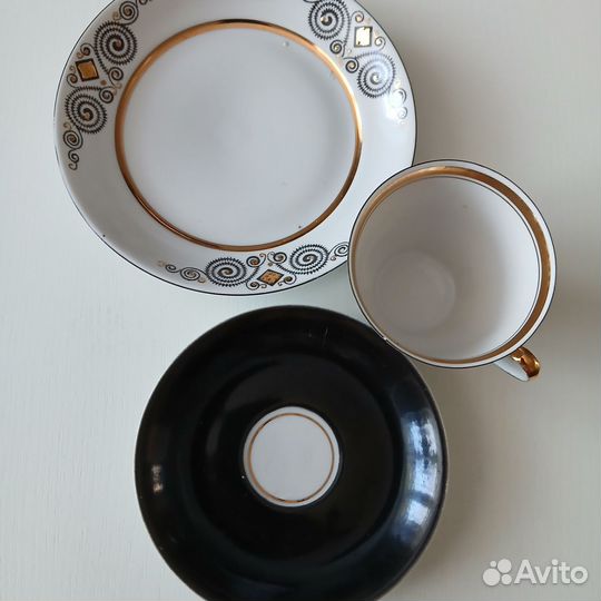 Чашка с блюдцем Рига