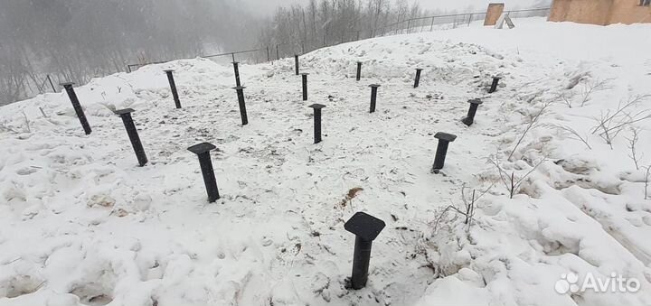 Винтовые сваи под ключ