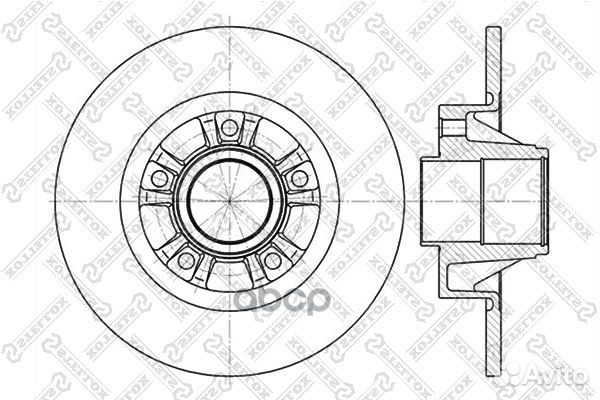Диск тормозной renault/nissan trafic/primastar