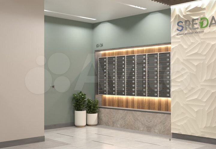 2-к. квартира, 39,5 м², 6/6 эт.