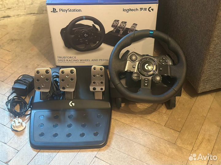 Игровой руль Logitech G923+ диск Gran Turismo 7