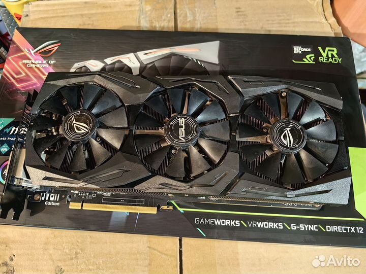 Видеокарта gtx 1060 6gb asus strix