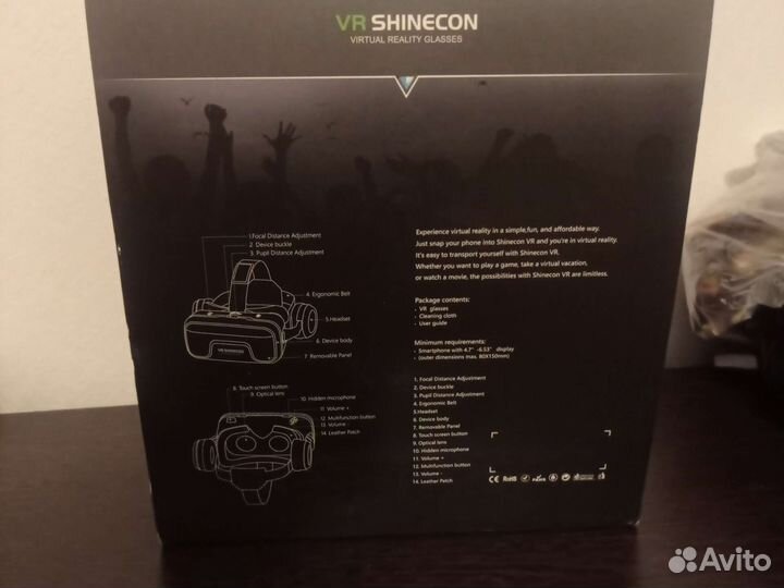 Vr shinecon виртуальный очки