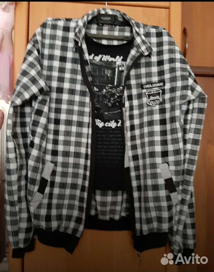 Мужская рубашка в клетку