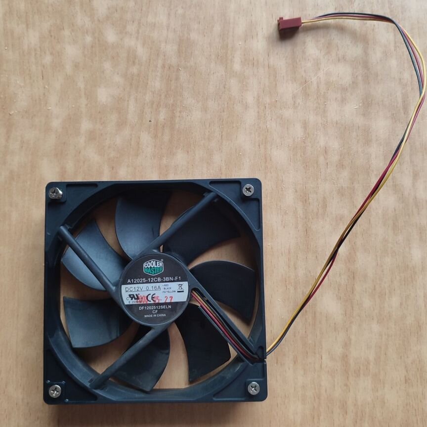120 Mm Вентилятор Cooler Master С Винтами