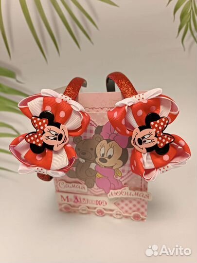 Бантики для волос ручной работы