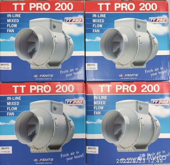 Новый канальный вентилятор vents TT PRO (вентс)