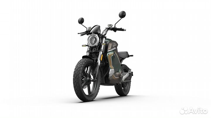 Электромотоцикл super soco TC wanderer green