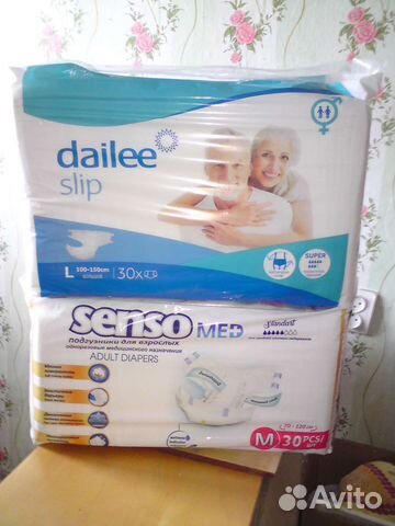 Подгузники для взрослых размеры M