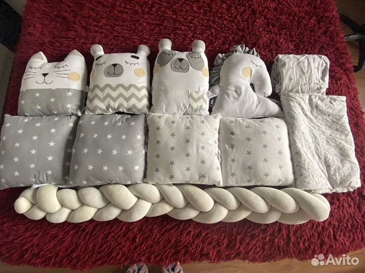 Бортики в детскую кроватку