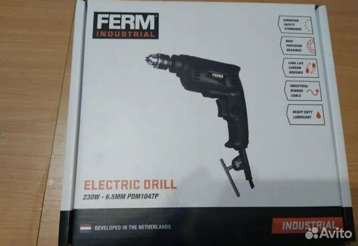 Новая Дрель Ferm PDM1047P