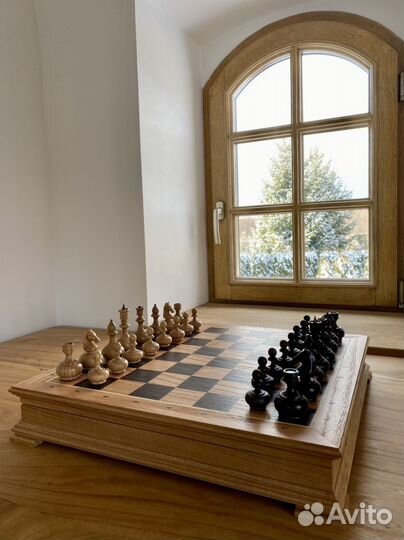 Шахматы деревянные дубовые