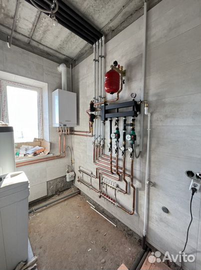 Монтаж отопление водоснабжение канализация