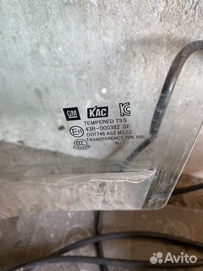 Стекло переднее левоена opel antara