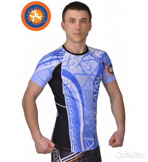 Рашгард Berserk pankration RUS (синий, M)