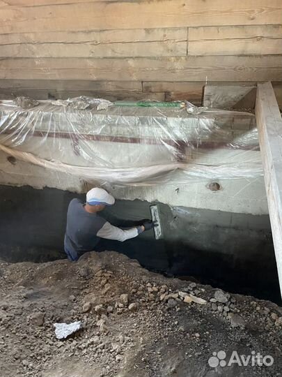 Ремонт, гидроизоляция, усиление фундаментов, цокол