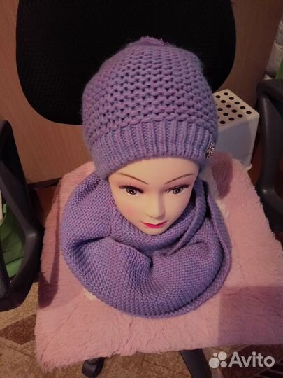 Комплект шапка со снудом