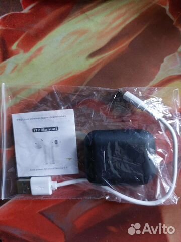 Новые Bluetooth наушники i12 TWS